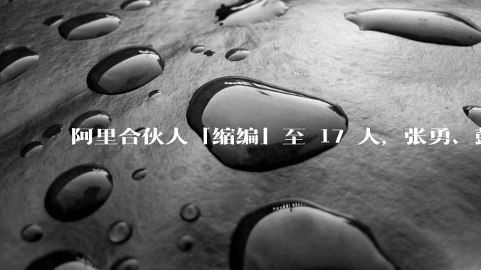 阿里合伙人「缩编」至 17 人，张勇、彭蕾、俞永福等 9 人退出，对阿里业务及企业管理有哪些影响？