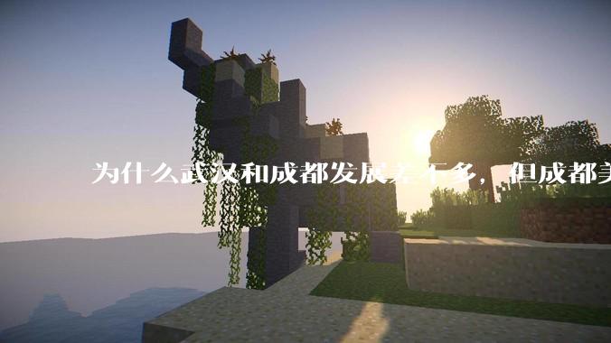 为什么武汉和成都发展差不多，但成都美誉度口碑高于武汉？